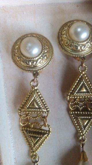 Pendientes Vintage Modelo Cleopatra Dorados