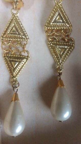 Pendientes Vintage Modelo Cleopatra Dorados