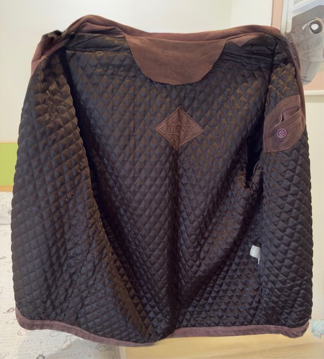 Chaquetón de piel Lottusse marrón