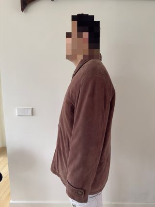 Chaquetón de piel Lottusse marrón