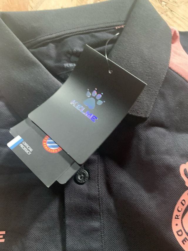 Polo paseo RCD Espanyol Talla M Kelme
