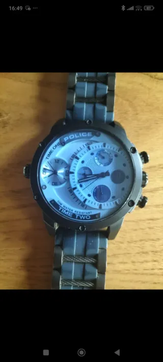Reloj Police Cronógrafo Esfera Azul