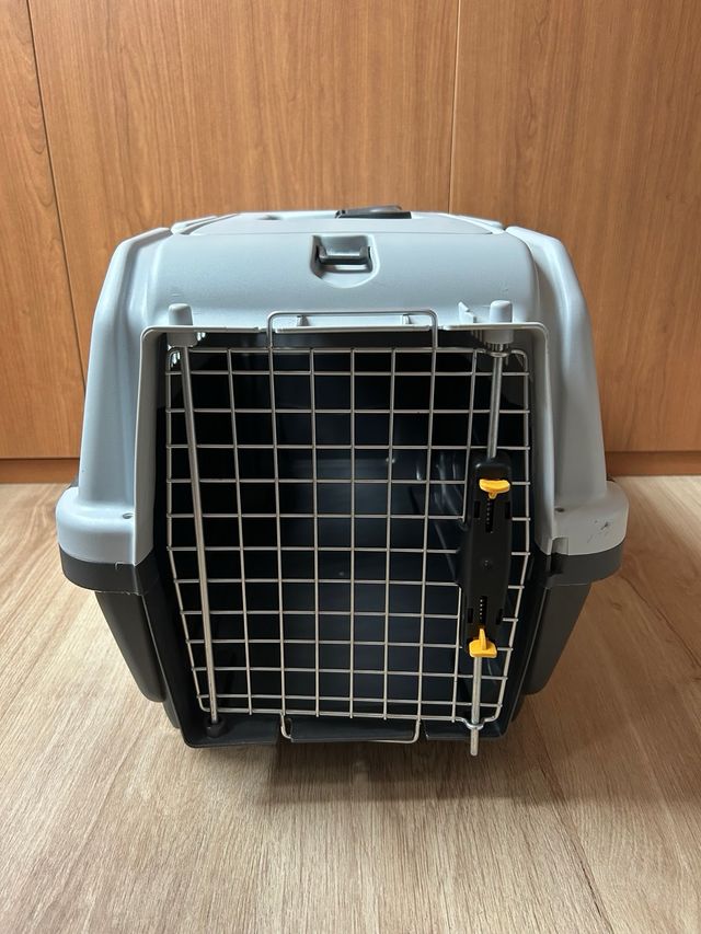 Transportín TKPET Negro y Gris