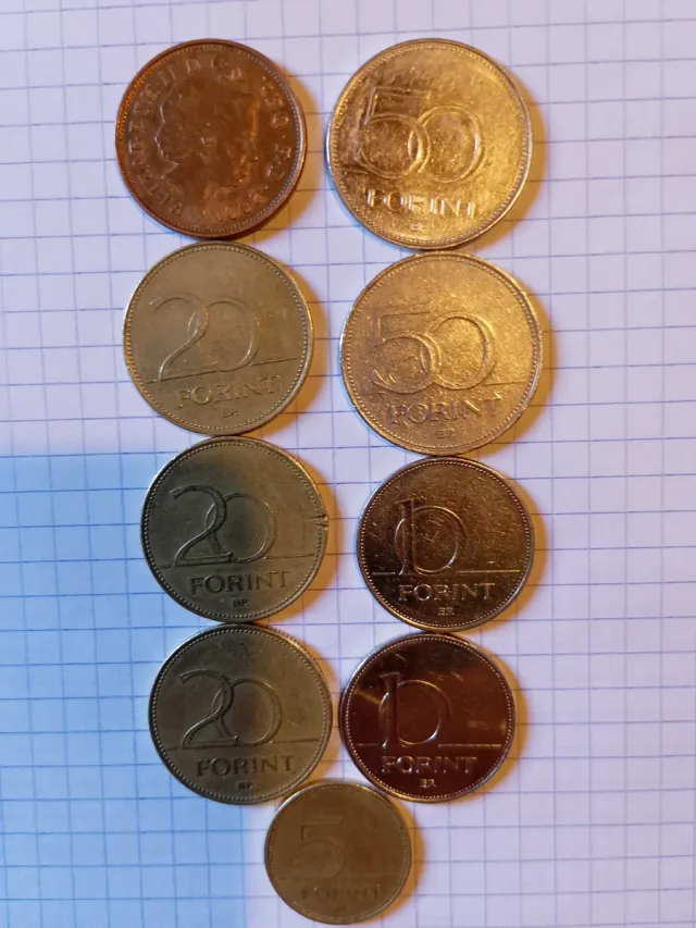 Monedas Florines Húngaros (Forint)