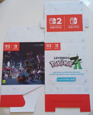 Cubo Publicidad Pokémon Leyendas Z Nintendo Switch