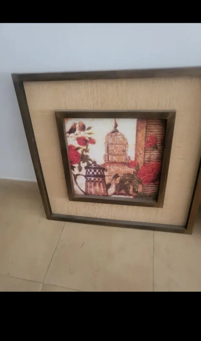 Cuadros Decorativos Pájaros y Rosas