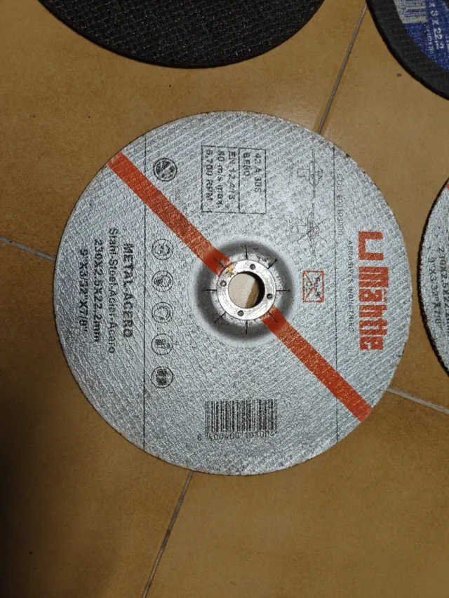 Lote discos radial y corte