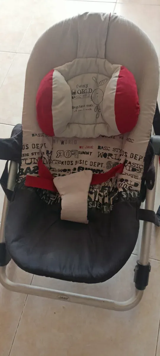 Tumbona bebé Jane portátil, fija y balancín