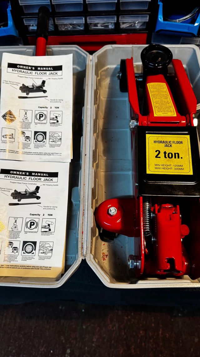 Gato Hidráulico Profesional 2 Toneladas+Cinta