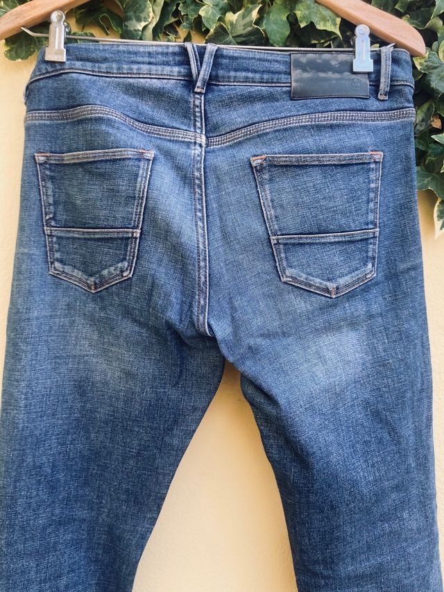 Tejanos Massimo Dutti Azules Hombre