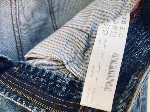 Tejanos Massimo Dutti Azules Hombre