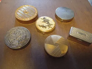 Set 6 Porta pillole vintage