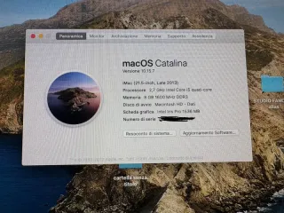 Imac 21,5 2013 2,7GHz Intel Core 8GB RAM