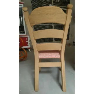 Mesa y 4 Sillas Rústicas Roble