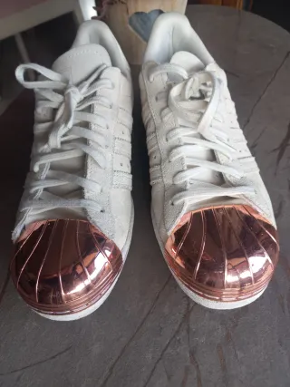 Scarpe Adidas Superstar Oro Beige