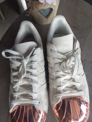 Scarpe Adidas Superstar Oro Beige