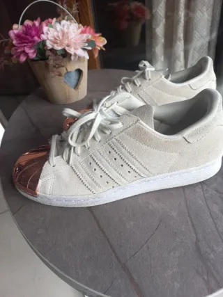 Scarpe Adidas Superstar Oro Beige