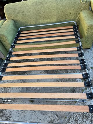 Divano letto 2 posti verde 