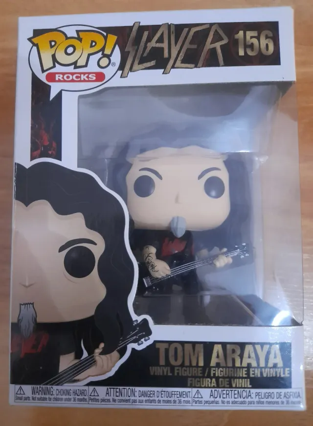 Funko Pop Rocks Slayer 156 Tom Araya