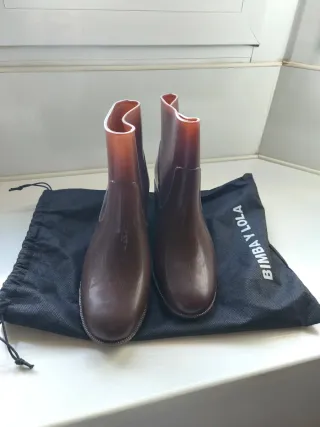 Botas de agua Bimba y Lola marrones