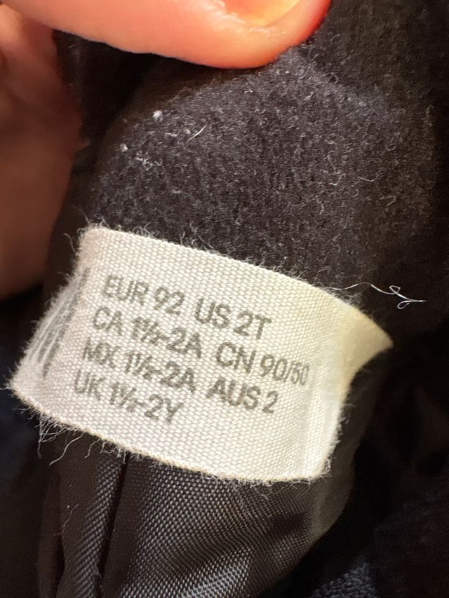 Mono de esquí para niño negro