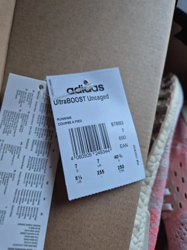 Adidas Ultraboost Uncaged Mujer Talla 40.5 Rosa