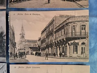 Lote 7 Postales Antiguas Melilla
