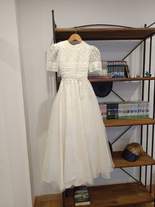 Vestido de Comunión Niña Blanco