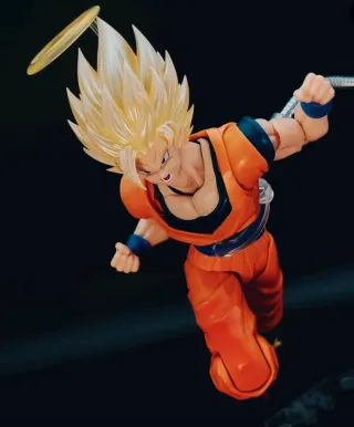 Cabellera Goku Saiyan 2 Sh figuarts