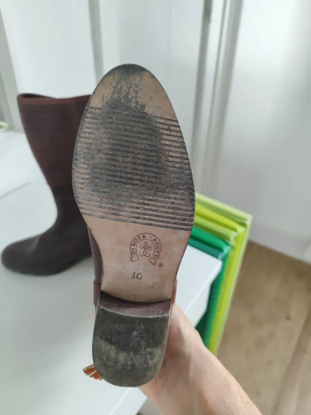 Botas Rocieras Flamenco niño y niña Marrón Talla 3