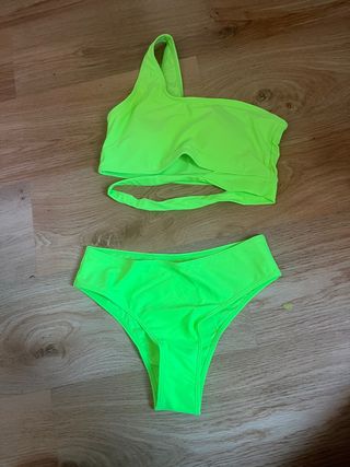 Bikini Shein Neón Talla S