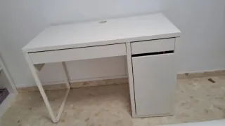 Escritorio MICKE IKEA Blanco 105x50 cm