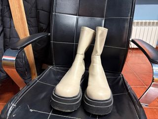 Botas Pull&Bear Beige Talla 41