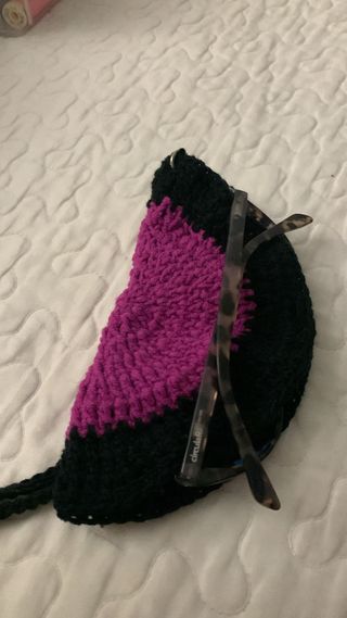 Funda gafas ganchillo artesanal