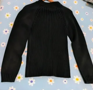 Chaleco lana manga larga hombre azul marino