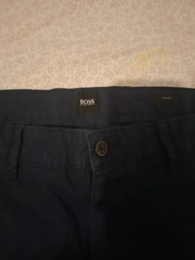 Pantalón Hugo Boss Azul Talla 44 Slim Fit