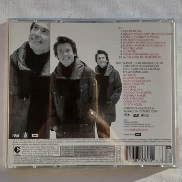 CD+DVD Raphael - Vuelve por Navidad (Firmado)