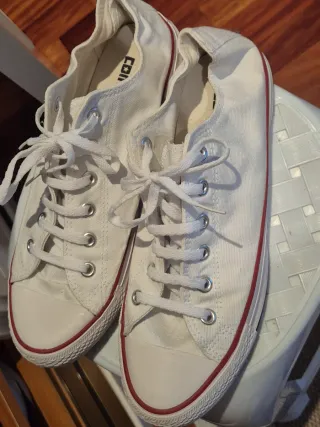 Converse Blancas Talla 42 Amplia