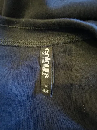 Camisola preta Colours Tamanho M