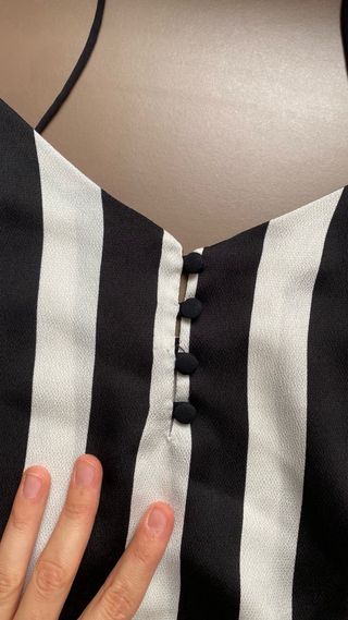 Blusa de tirantes a rayas Bershka