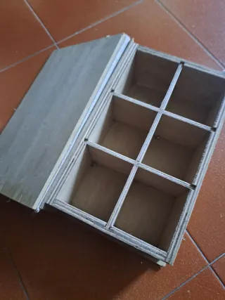 Scatola in legno Portagioie