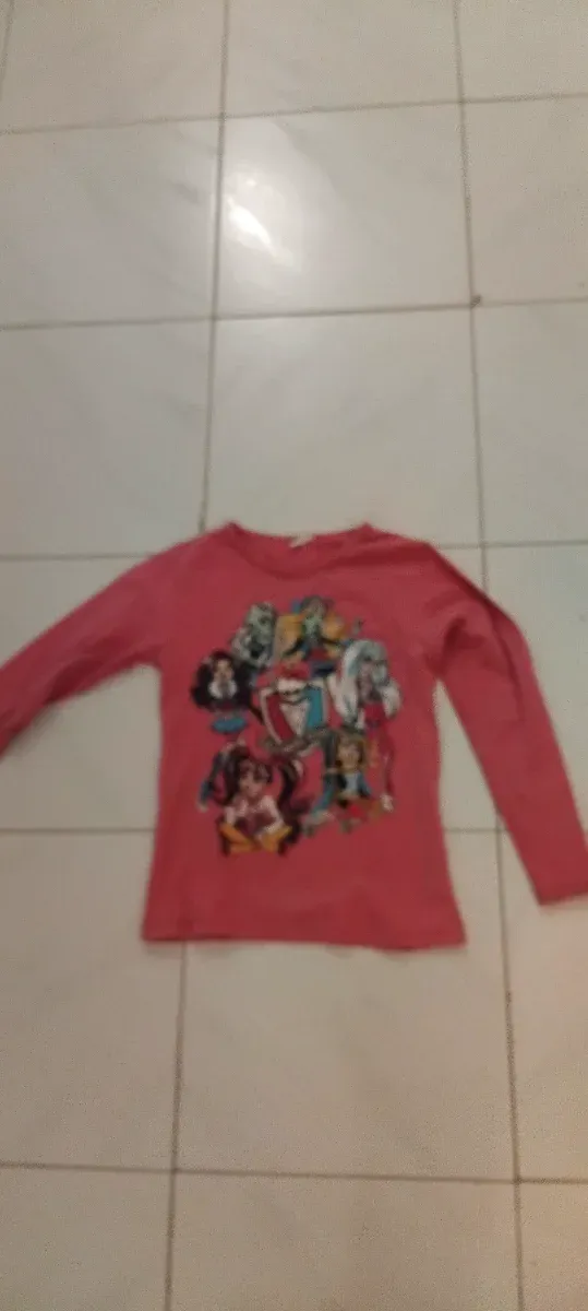 Camiseta Monster High Talla 8 años