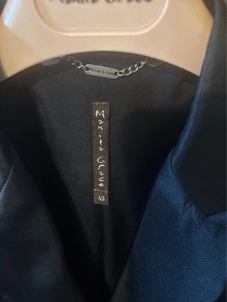 Blazer Manila Grace nero tg.42 con rever raso