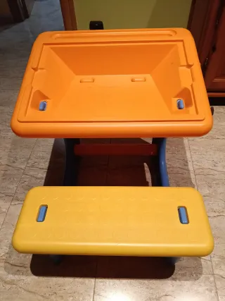 Escritorio Smoby Infantil Naranja