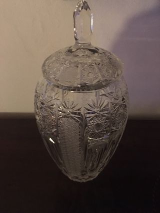 Scultura in vetro cristallo