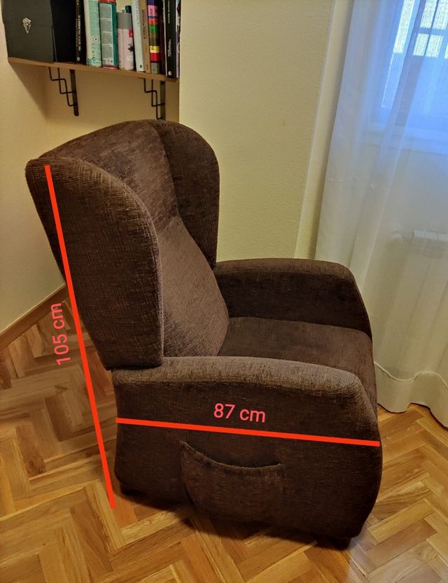 Sillón relax marrón