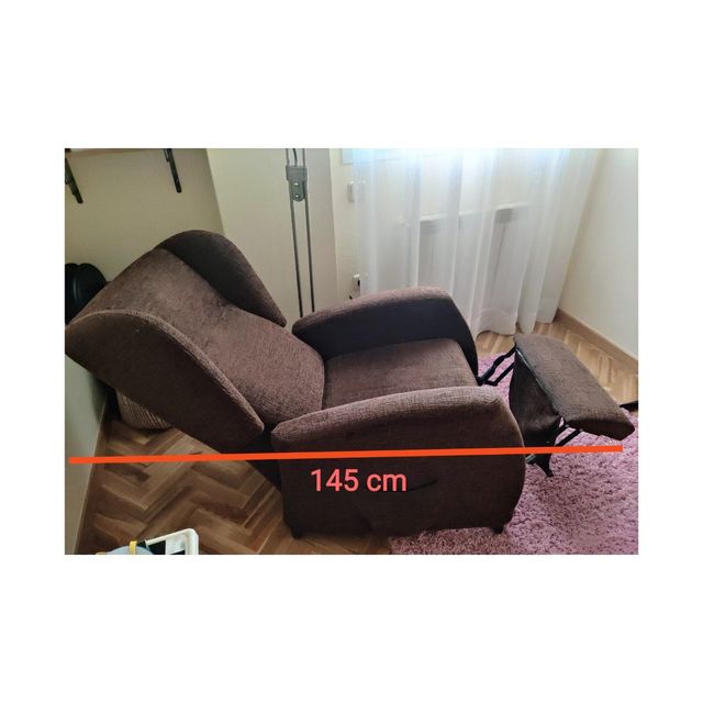 Sillón relax marrón