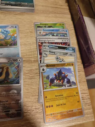 lote cartas pokemon Victini blanco y negro esp