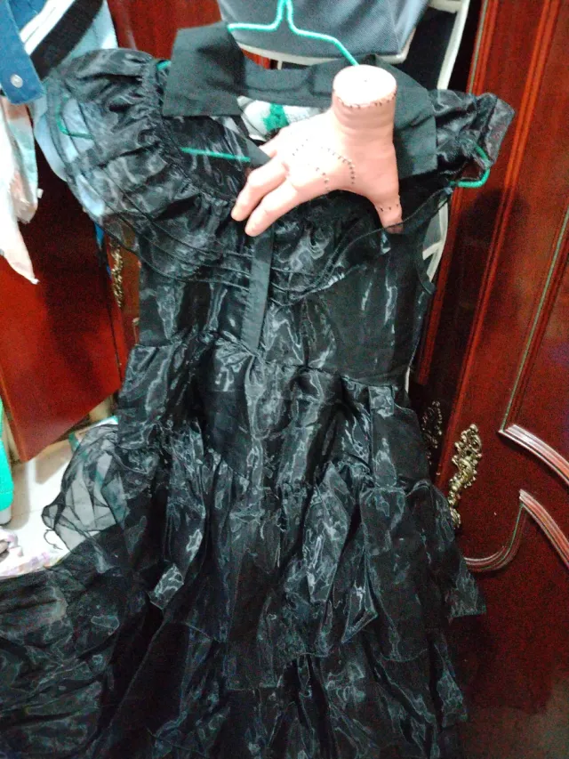 Vestido de gala Wednsday Adams talla 150