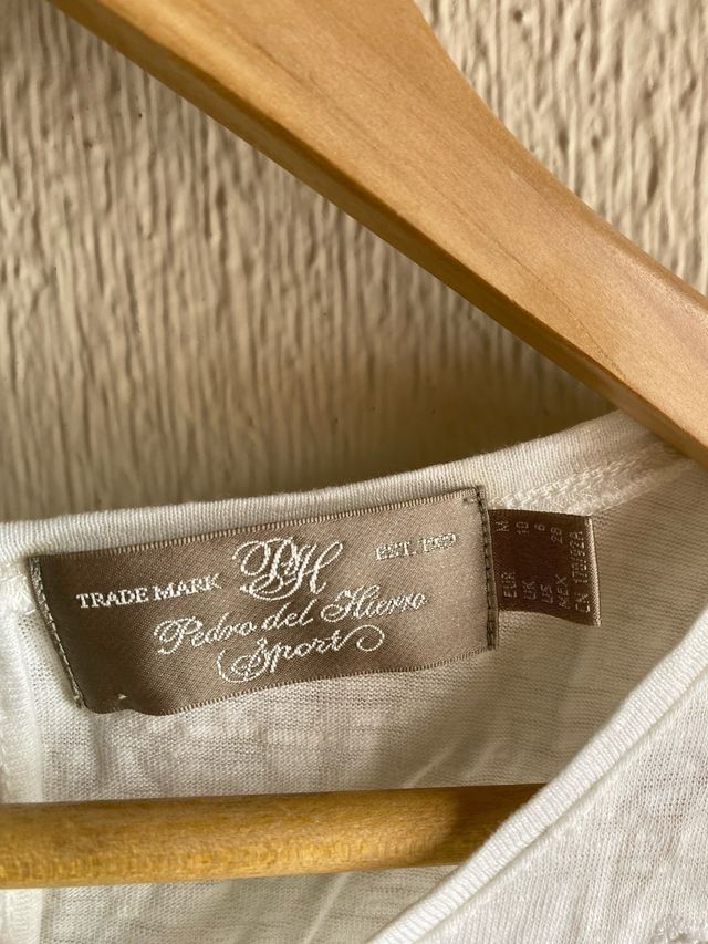 Camiseta Pedro del Hierro blanca